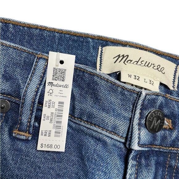 NWT MADEWELL 1991 Straight Jeans Size 32 x 32 - Picture 10 of 10